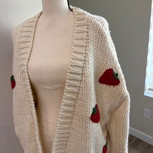 Forever 21 Strawberry Cardigan
